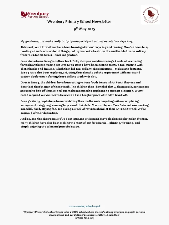 Wrenbury Newsletter