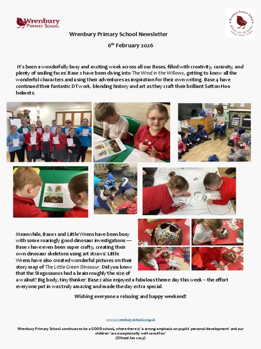 Wrenbury Newsletter 6th Feb
