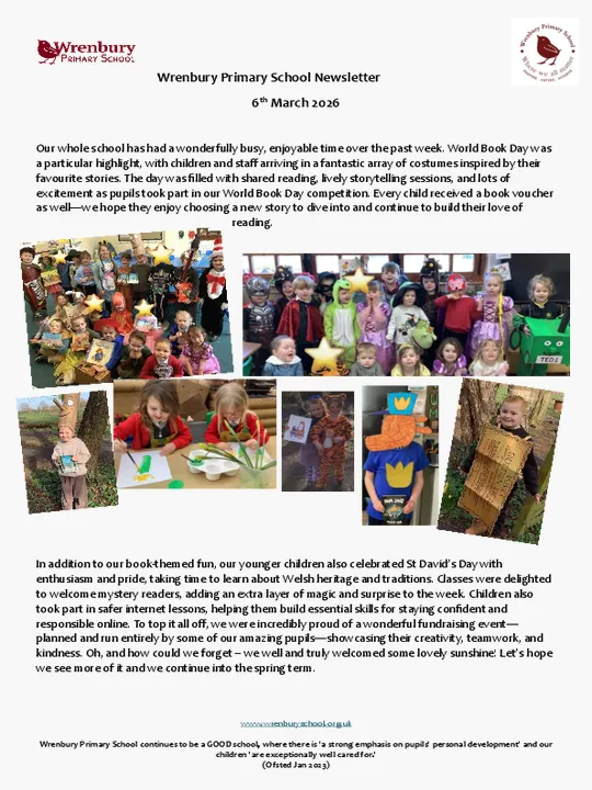 Wrenbury Newsletter 6th March