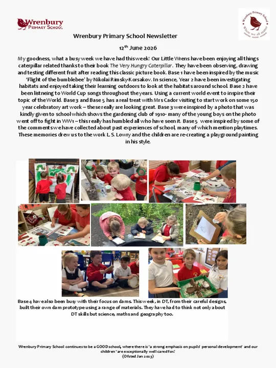 Wrenbury Newsletter 12th June