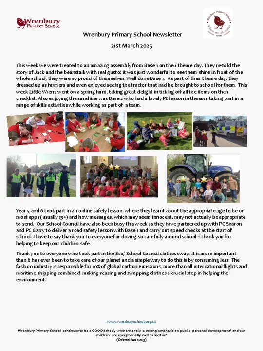 Wrenbury Newsletter