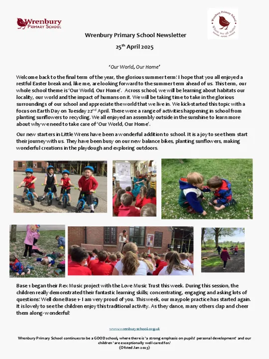 Wrenbury Newsletter