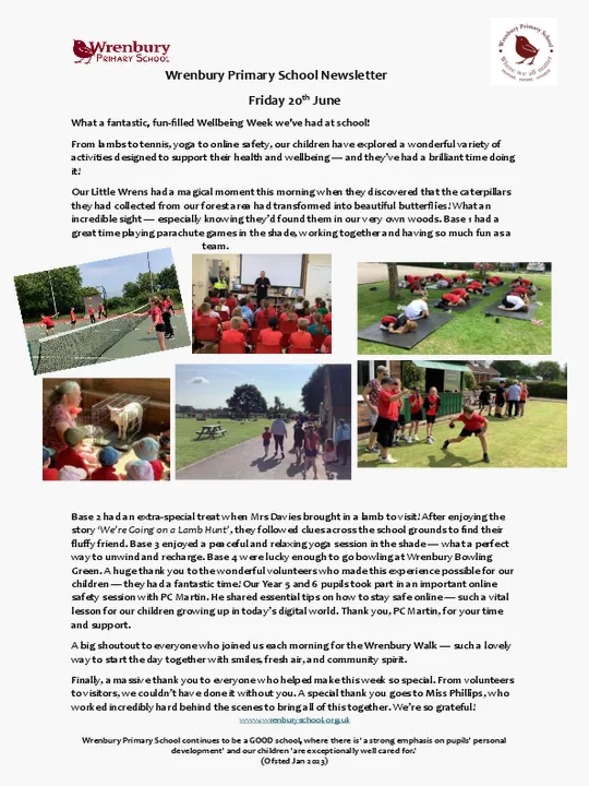 Wrenbury Newsletter